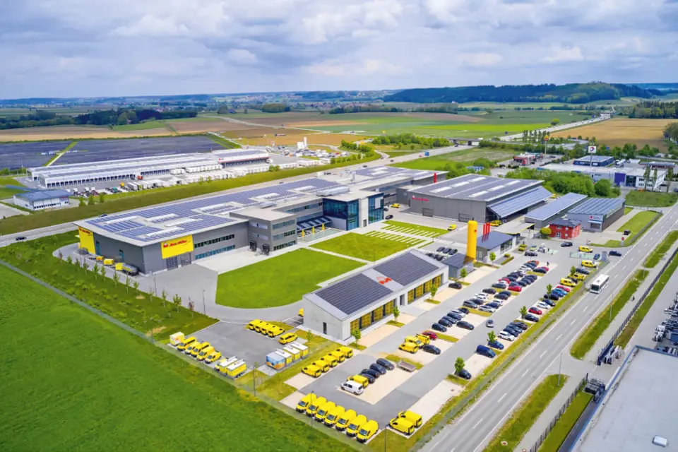 Luftaufnahme des Firmensitzes der Alois Müller Gruppe